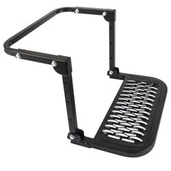 Folding Heavy Duty Tire Step for Truck, SUV and RV Adjustable Tire Mounted Step Fit Most Tire from 10.2” to 14.4”, Rated up to 300 Lbs, Shark Jaw Shap