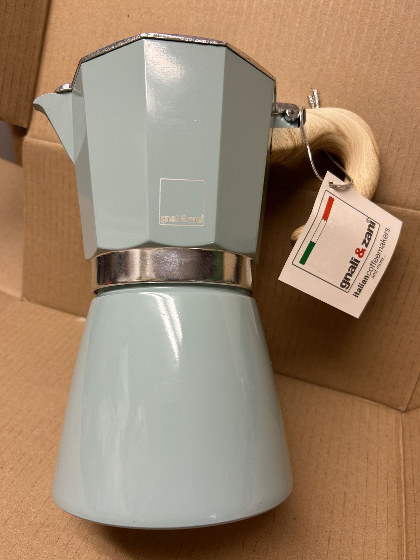 gnali & zani stovetop espresso maker new