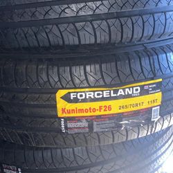 265/70/17 Brand New Set Of Tires 