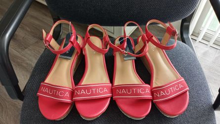 Nautica Women's Red Sandals 