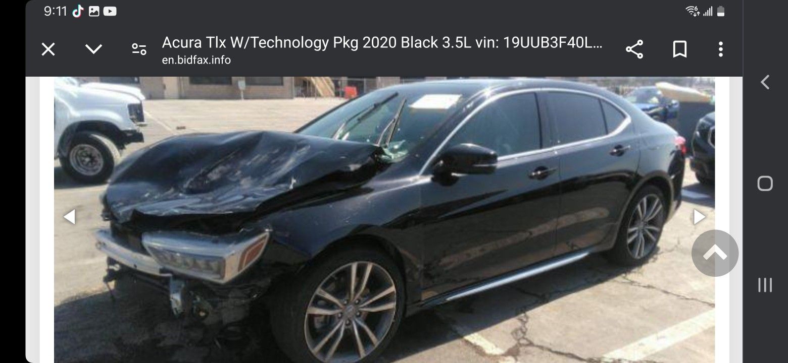 2020 Acura TLX Parts Parting