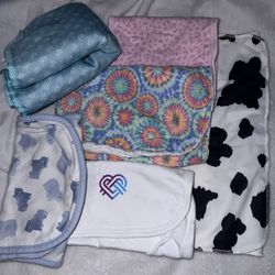 Burp Cloths And Changing Pad