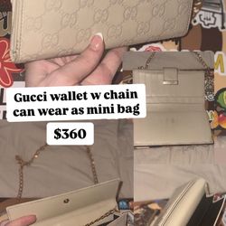 Gucci Wallet Comes W Chain