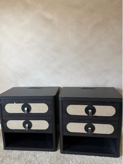 Side tables pair