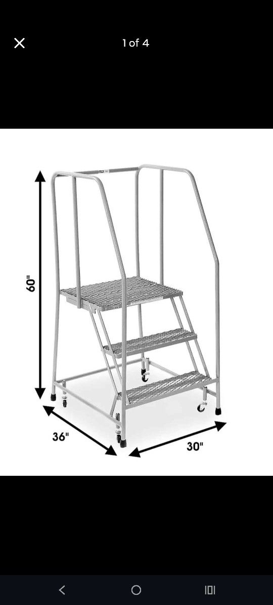 Industrial Step Ladder With Wheels Can Deliver For Fee