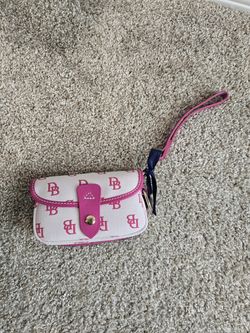 Dooney and Bourke Hot Pink Clutch Purse