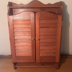 Wooden Medicine Cabinet 