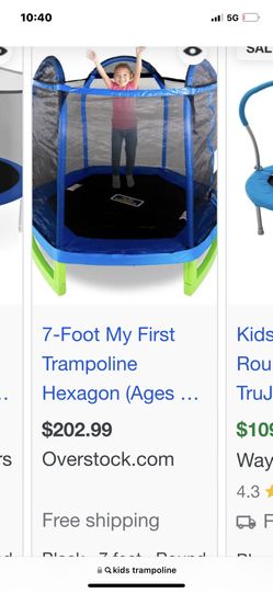 Trampoline Like New Medium Size Will Deliver For 10.00 Extra 