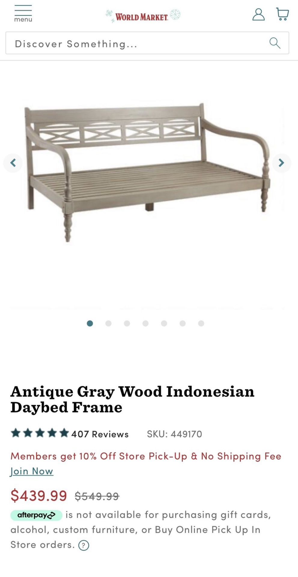 Futon Indonesian Day Bed