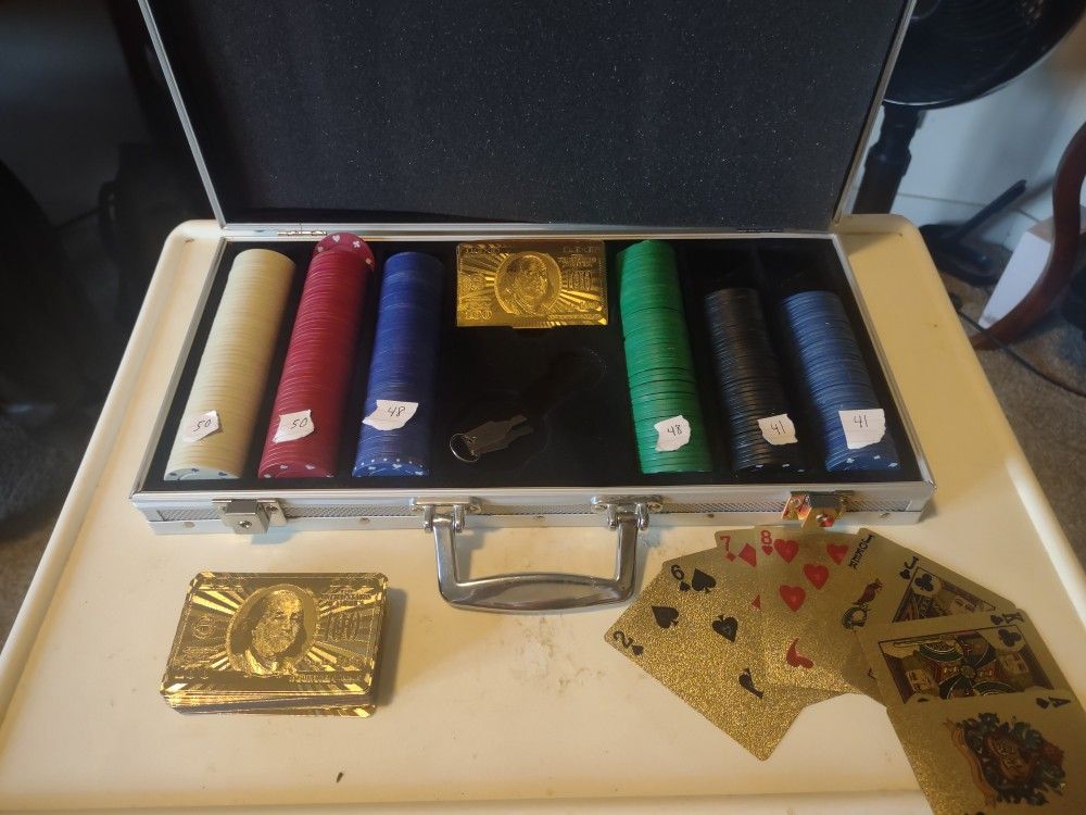 24 Karat Gold Poker Playing Card Set
