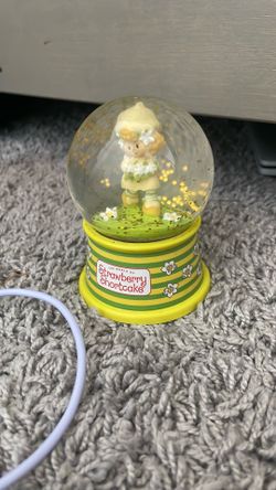 Strawberry shortcake snow globe