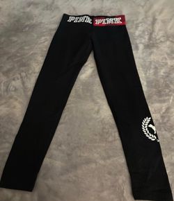 Pink black n red leggings size m