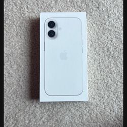 Brand New iPhone 16 White 128GB