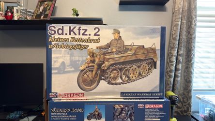 ESCi/ERTL 1:9 Sd.Kfz.2 Kettenkrad model kit