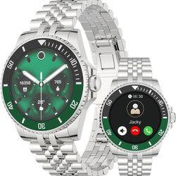 AI Smart Watch for Men Women -1.19" Luxury Smartwatch with Bluetooth Call