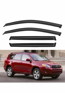 2006–2012 Toyota RAV4 Window Visors Rain Guards – 4PCS – New