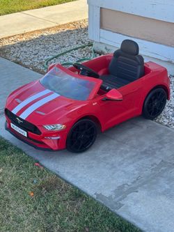 12V Red RollPlay Mustang GT Power Wheels
