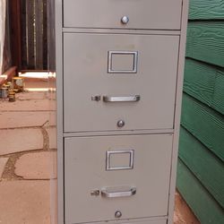 File Cabinet,  Steel, 4 Drawers 