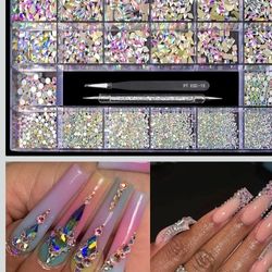 Nail Crystal Bling Set 