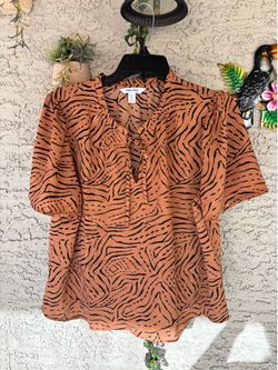 Women's petite large blouse