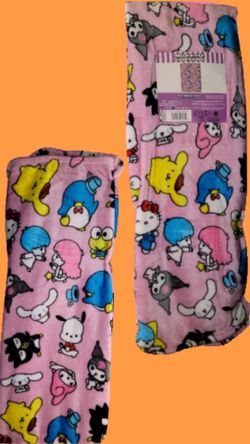 Hello Kitty and Friends Plush Throw Blanket