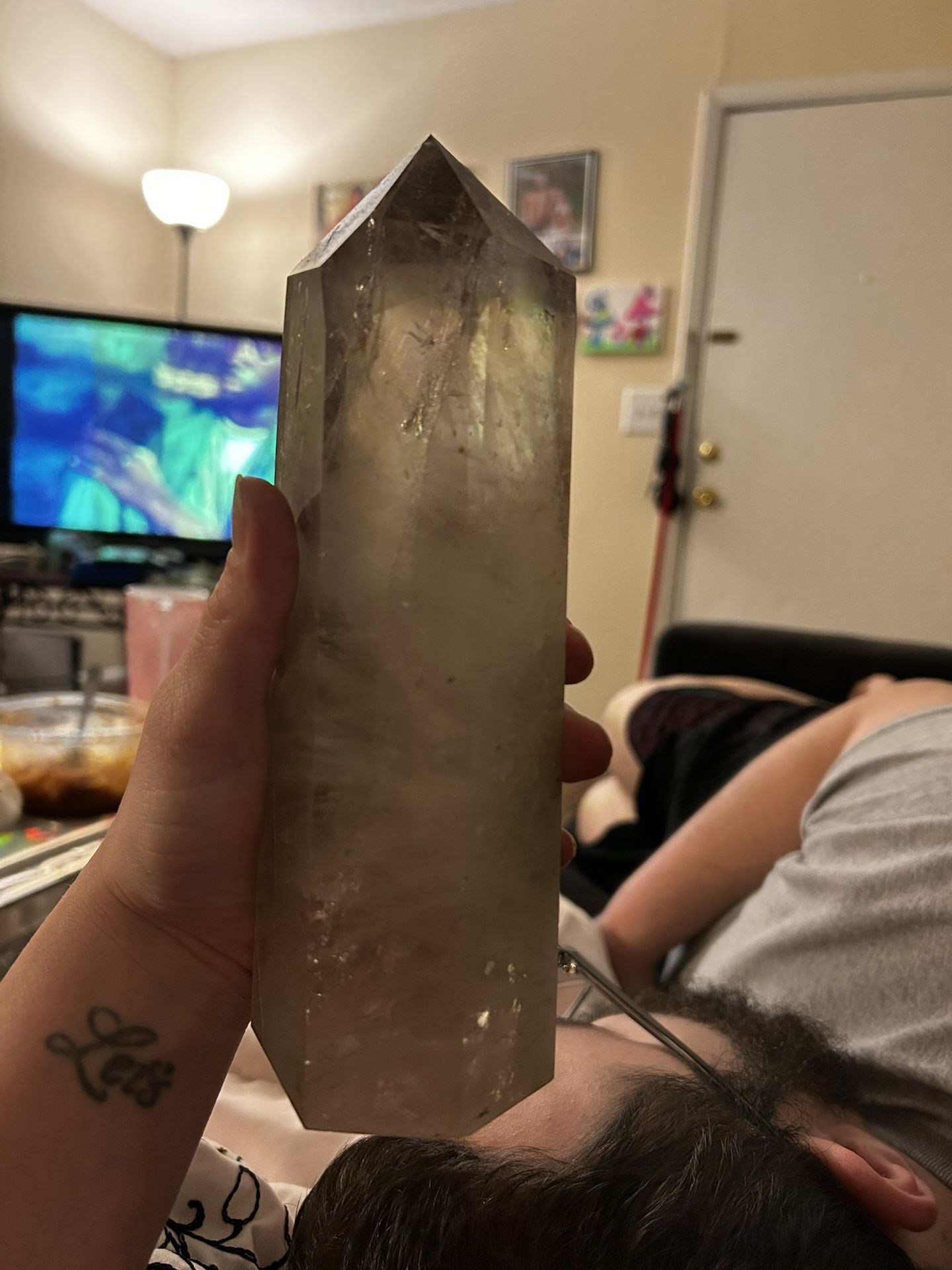 Large Smoky Quarts Rainbow Crystal