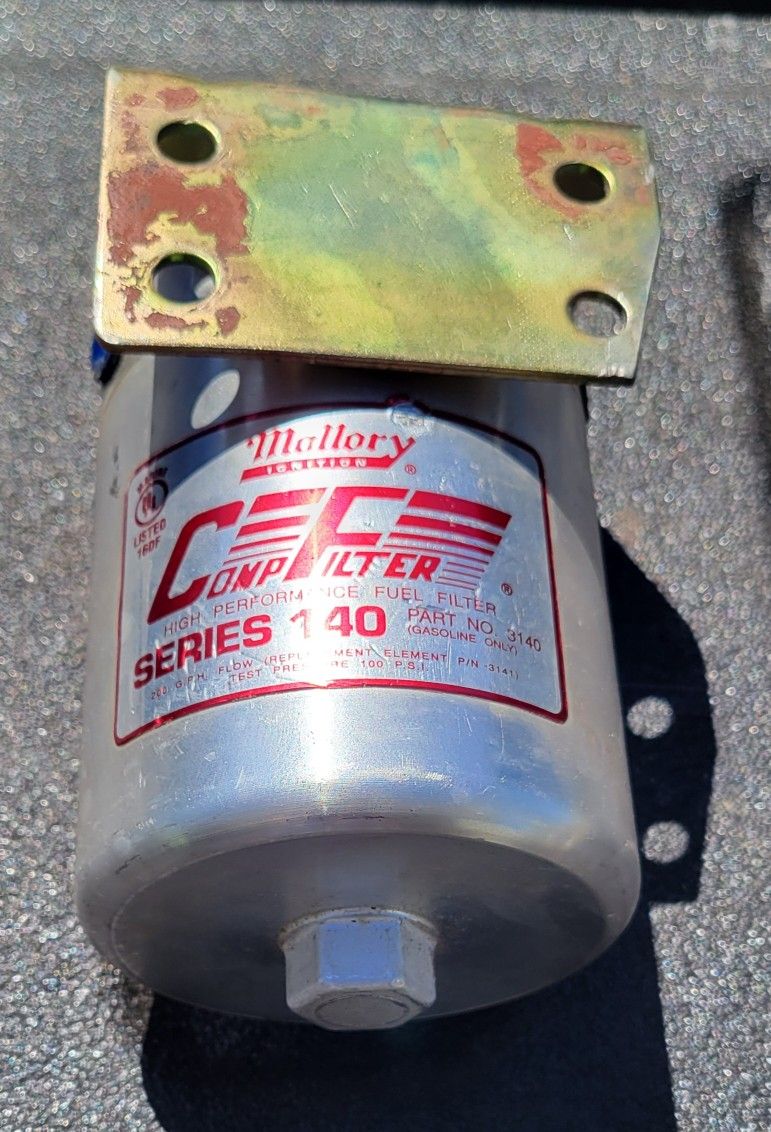 Mallory Cartridge Style Fuel Filter 3140