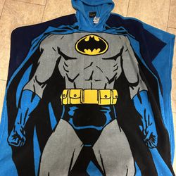 Boys Batman Robe Cape Towel With Hood And Ears