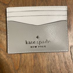 Kate Spade Colorblock Saffiano Leather Card Holder 