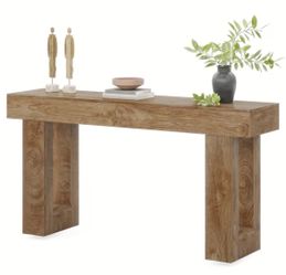 Mesa decorativa de entrada de madera 62.99 pulgadas (nueva en su caja)