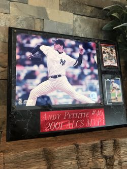 Andy Pettitte ALCS MVP plaque