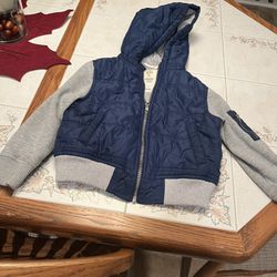 Boys blue Kids' Mountain Crest Hooded Jacket 
