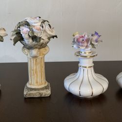 4 Piece Flowering Vintage Items - Get All 4 For $15