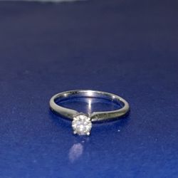Round Solitaire Engagement Ring