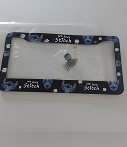 Lilo & Stitch Universal Car License Plate Frame NEW