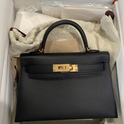 Hermès Mini Kelly Epsom 18cm Black