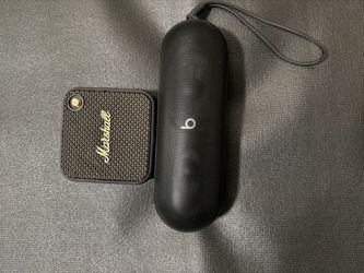 Beats pill & Marshall Willen II Bluetooth Speakers
