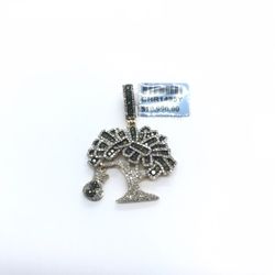Diamond Tree Pendant 10K New
