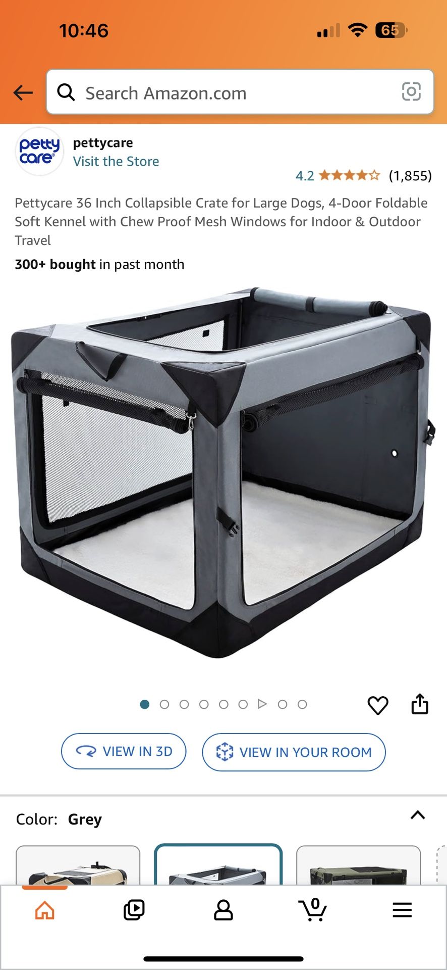 New Portable Dog Grate L31-w31. $45