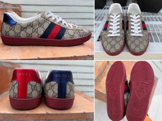 Gucci Ace GG Supreme Web Stripe Sneakers