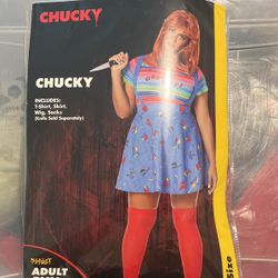 Women’s Chucky  Costume 1x