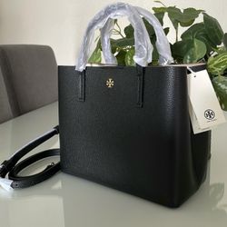 New, tory burch authentic blake small tote bag black 170470