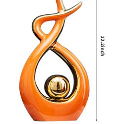 Modern Table Abstract Art centerpiece 