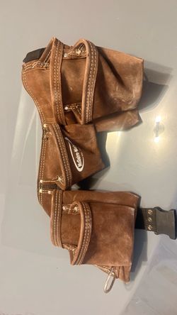 McGuire-Nicholas Leather/Suede Tool Belt & Tool Pouch – $30 OBO