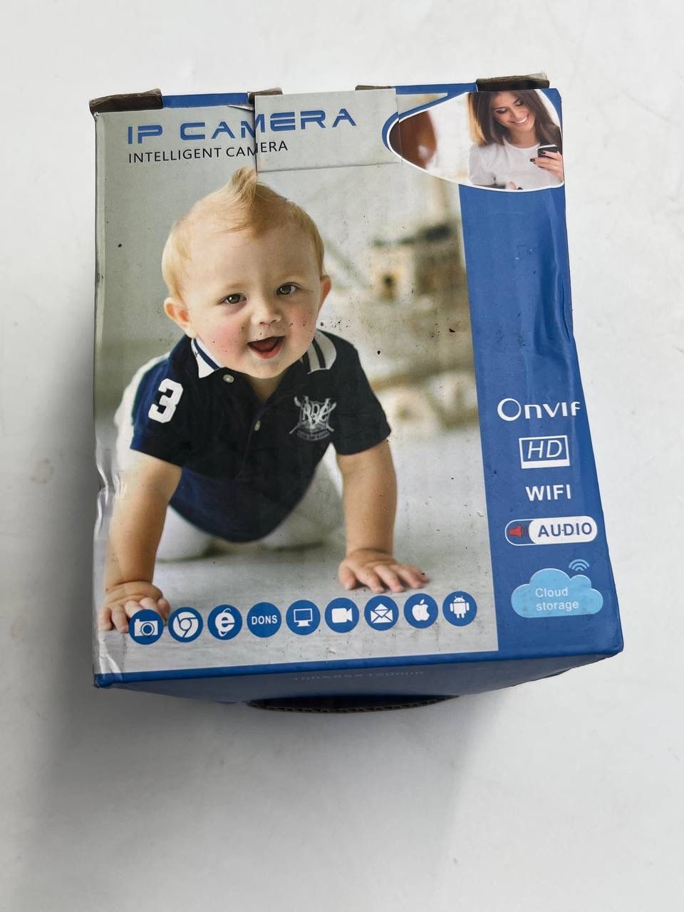 IP HD WiFi Long Range Indoor-Outdoor Security Camera Monitor NEW