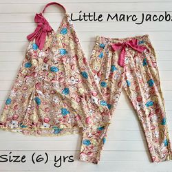 Little Marc Jacobs Girls 2-Piece Halter Top & Pants Lot(2)