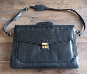 Briefcase With Handle And Strap