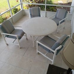 Outdoor patio furniture.