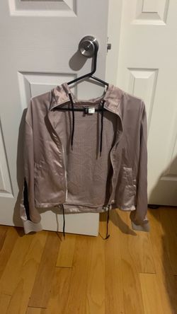 Small H&M Satin Zip-Up Jacket