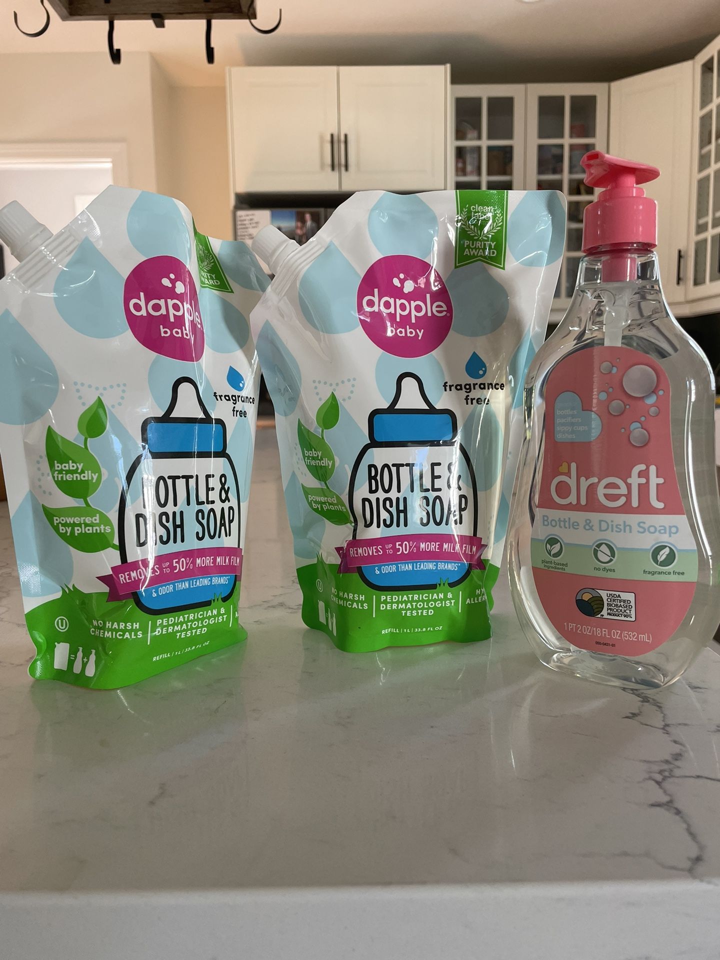 Baby Bottle And Dish Soap